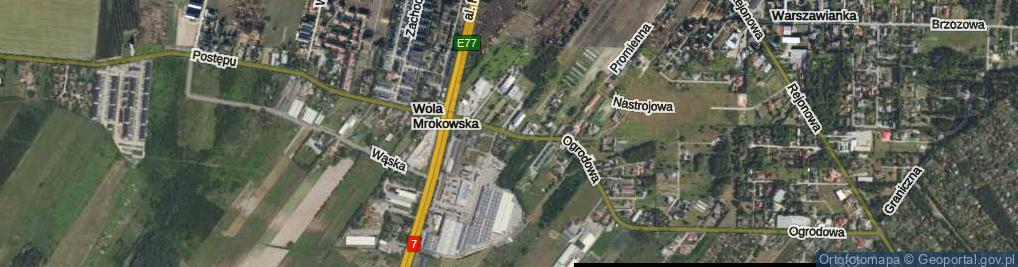 Zdjęcie satelitarne Ogrodowa ul.